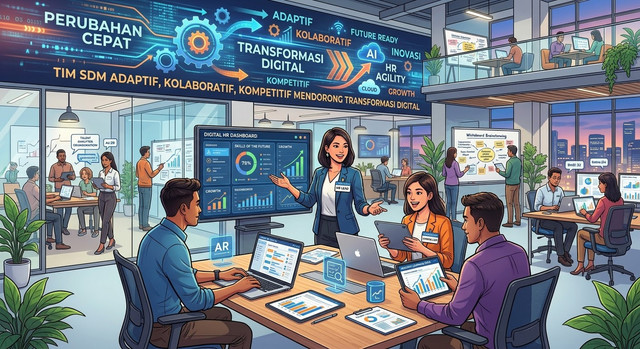 Gambar ini adalah infografis/ilustrasi opini buatan AI yang dirancang untuk menggambarkan kontras sosial