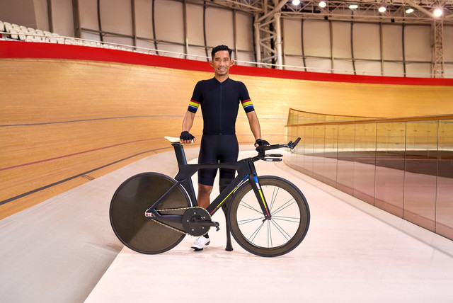 Muhammad Fadli, mantan pebalap motor yang kini menjadi atlet para cycling. Foto: dok. Toyota