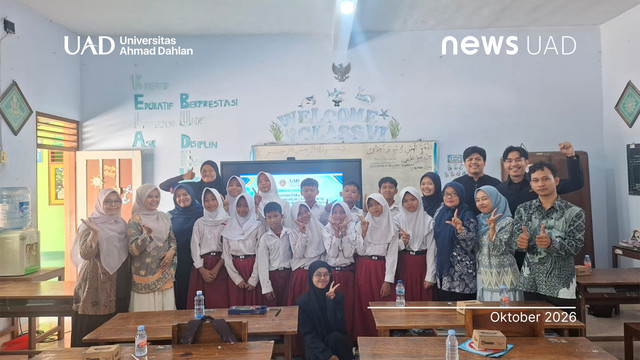 Universitas Ahmad Dahlan (UAD) perkuat etika digital Guru SD Muhammadiyah 2 Kedungbanteng (Foto. Tim Prodamat UAD)