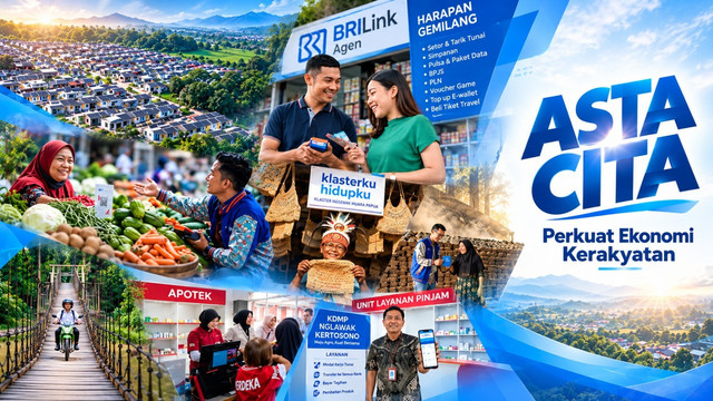 Ilustrasi BRI dalam memperkuat ekonomi kerakyatan dengan memperluas akses pembiayaan, meningkatkan kapasitas usaha masyarakat, memperkuat ketahanan pangan, serta mendorong pemerataan ekonomi hingga tingkat desa. Foto: Dok. Istimewa