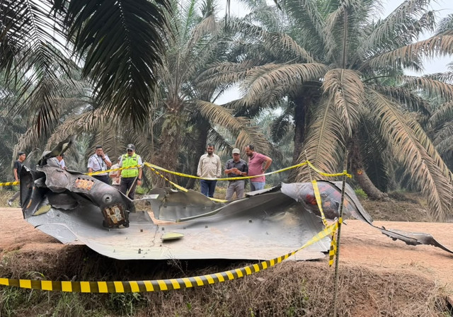 Sampah antariksa bekas roket China ZhuQue-2E Jatuh di Sampit, 18 Oktober 2026
 Foto: Dok. BRIN