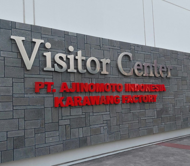 Dokumentasi pribadi penulis saat kunjungan industri ke PT Ajinomoto Indonesia di Karawang.
