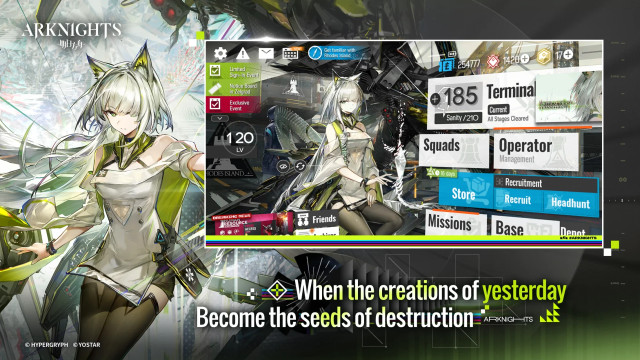 Ilustrasi game Arknights. Foto: Google Play