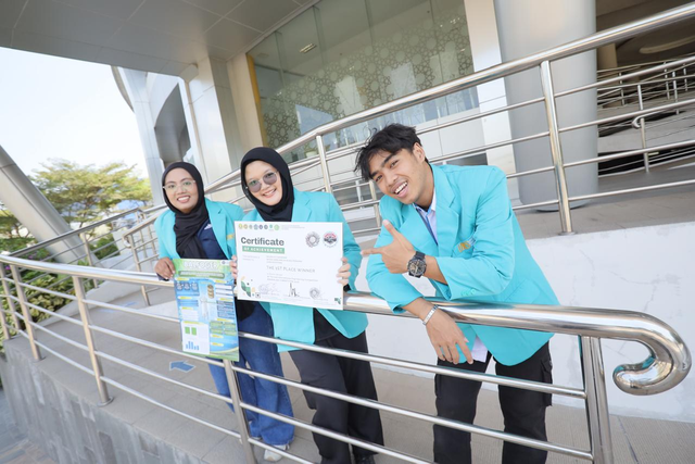 Mahasiswa UMS Juara Internasional, Usung Inovasi Filter Air Daun Bambu
