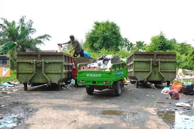 Salah satu Tempat Pembuangan Sampah (TPA) di Kota Dumai, (Foto: Pemko Dumai).