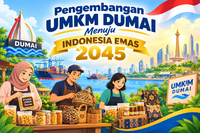 Ilustrasi aktivitas UMKM yang dibuat menggunakan AI ChatGPT (OpenAI), 2026.