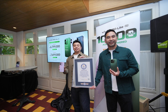 Peluncuran vivo V80 Lite 5G di Jakarta, Selasa (20/10). Foto: vivo