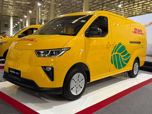 Wuling Mitra EV blind van jadi armada logistik DHL. Foto: Alvian Yoga Yulianto/kumparan