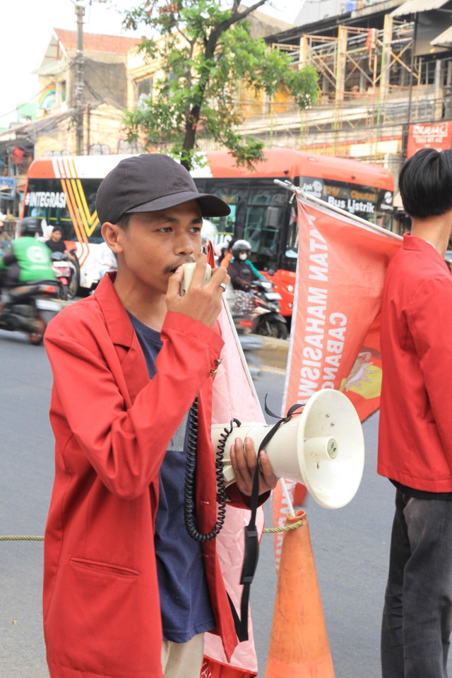Ket: Dok Pribadi. Pimpinan Cabang Organisasi Ikatan Mahasiswa Muhammadiyah Ciputat melakukan aksi 2 tahun pemerintahan Prabowo-Gibran, Selasa, 20/10/2026.