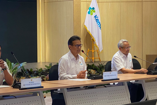 Menteri Kesehatan Budi Gunadi Sadikin pada Konferensi Pers 2 Tahun Pemerintahan Bidang Kesehatan di Kantor Kementerian Kesehatan, Jakarta, Kamis (22/10/2026).  Foto: Aditya Nugraha/kumparan