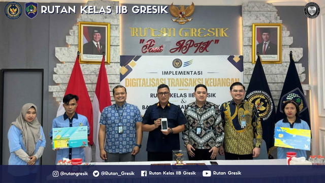 Rutan Gresik Gandeng Bank BJB, Perkuat Digitalisasi Keuangan Lewat RUGRES CASHLESS
