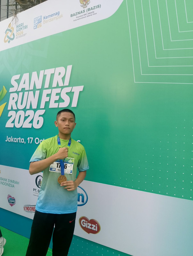 Dias bangga walaupun tidak juara tapi berani mencoba
