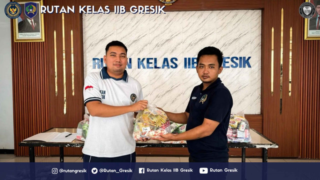 Wujudkan Hunian Sehat, Rutan Gresik Salurkan Perlengkapan Mandi