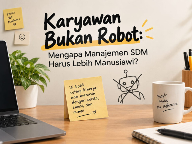 Manajemen Sumber Daya Manusia dalam meningkatkan produktivitas kerja, kinerja karyawan, dan kesejahteraan karyawan. Sumber Gambar : Dokumentasi pribadi (2026).
