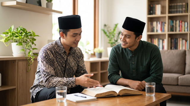 Foto Ilustrasi Mahasiswa Muslim: Sumber diolah penulis