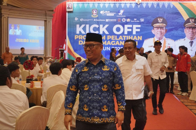 Wagub Kepri dalam Kick Off program pelatihan dan pemagangan, sumber bidang lattas disnaker kepri