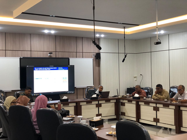 Audiensi perdana Interim MACS Task Force Team bersama Pimpinan Sekolah Pascasarjana (SPs) Universitas Syiah Kuala di Gedung Prof. Dr. Ibrahim Hasan, MBA., Banda Aceh, 29 September 2026. Dok. pribadi.