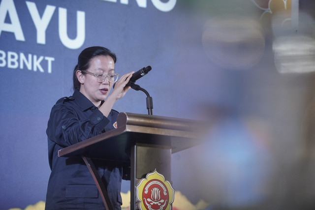 Ketua Pengurus Provinsi Karang Taruna Daerah Istimewa Yogyakarta Gusti Kanjeng Ratu Hayu dalam Awarding Night Bulan Bakti Nasional Karang Taruna (BBNKT) 2026 Pendopo Agung Kedhaton Ambarrukmo, Yogyakarta. Foto: Dok. Istimewa