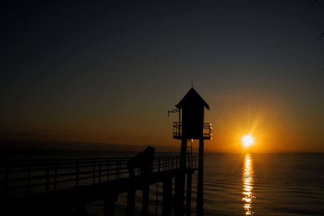 Sunset di Gelora Wisata Desa Nepo // Foto Husnul Fahima