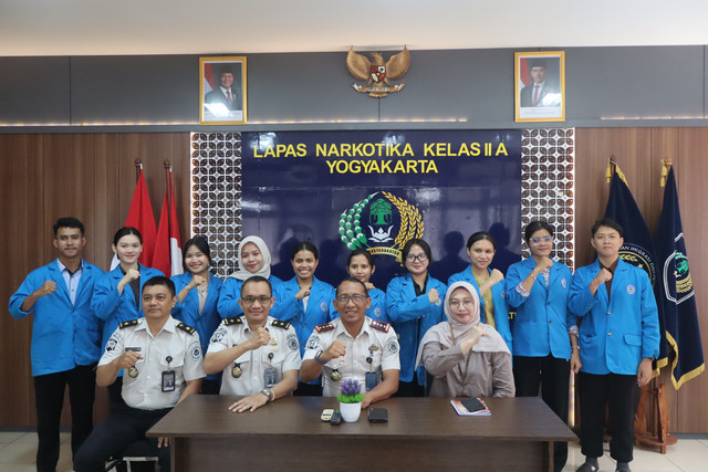 Lapas Narkotika Yogyakarta Terima 10 Mahasiswa Magang UNRIYO