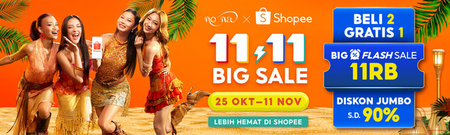 no  na menghadirkan energi dan ekspresi ala Gen Z dalam kampanye 11.11 Big Sale bersama Shopee. Foto: dok. Istimewa.