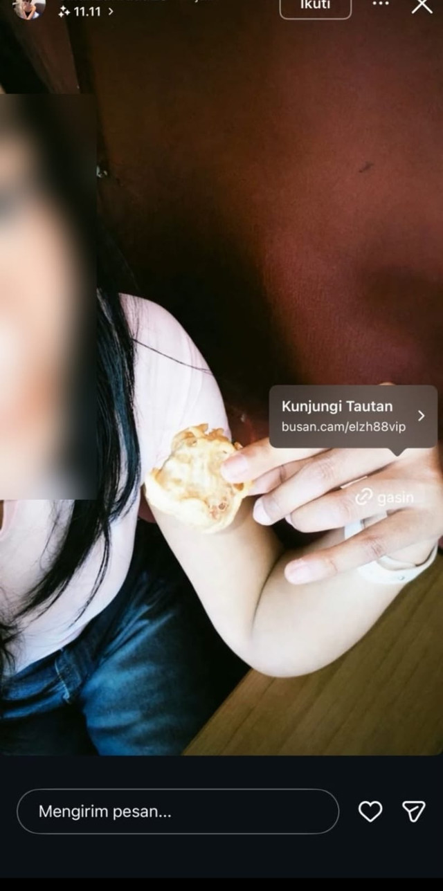 Akun selebgram asal Wonosobo berinisial EUZ (27) yang terima endorsement judi online. Foto: Dok. Polda Jateng