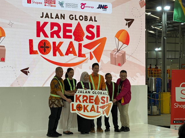 Peluncuran Jalan Global Kreasi Lokal oleh Shopee di Jakarta, Selasa (27/10/2026). Foto: Argya D. Maheswara/kumparan