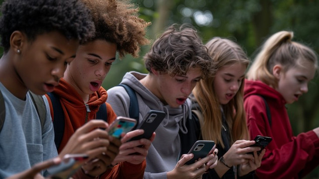 Sumber: https://stockcake.com/i/teens-using-phones_852989_882854