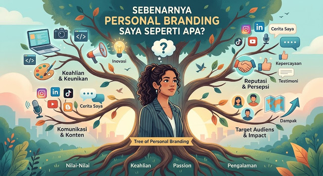 Gambar ilustrasi tersebut dibuat secara khusus oleh AI (Artificial Intelligence)