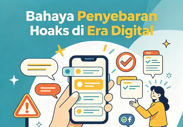 ilustrasi penyebaran hoaks Sumber :dola.com
