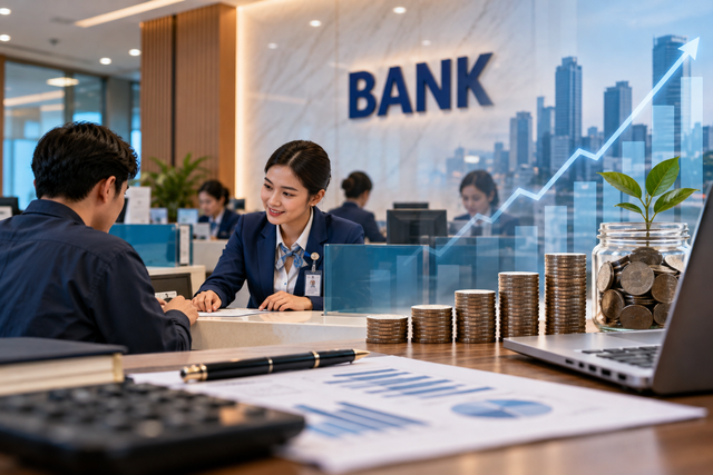 Ilustrasi Pengelolaan dana bank yang baik mendukung stabilitas keuangan dan kepercayaan nasabah. Sumber: Ilustrasi dibuat menggunakan AI ChatGPT, 2026.