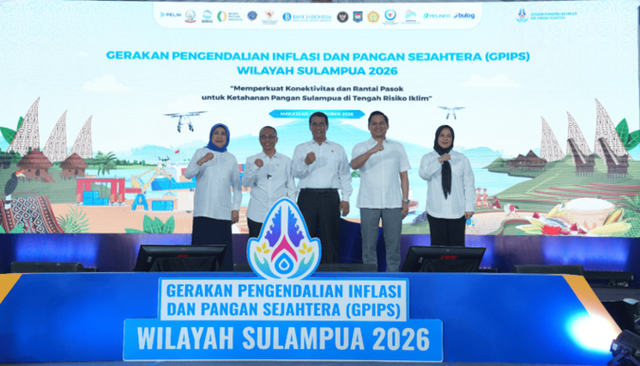 Pembukaan GPIPS Sulampua (Sulawesi, Maluku, dan Papua) 2026 di Makassar. Kegiatan ini memperkuat sinergi pengendalian inflasi dan ketahanan pangan di kawasan Indonesia Timur, Sumber: Website Bank Indonesia