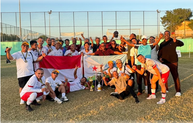 Pelido FC berhasil raih gelar Champion dalam ajang FIFCO World Corporate Champions Cup 2026 setelah mengalahkan Yapı Kredi dengan skor 2–0 di Antalya, Turki pada Minggu (25/10). Foto: Dok. Pelindo