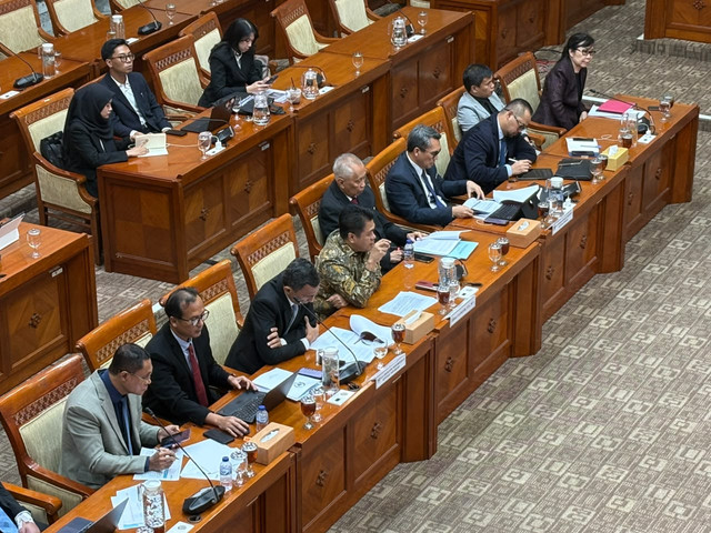Suasana Rapat Dengar Pendapat Umum (RDPU) Komisi III DPR RI di Kompleks Parlemen, Senayan, Jakarta, Rabu (28/10). Foto: Nauval Pratama/kumparan