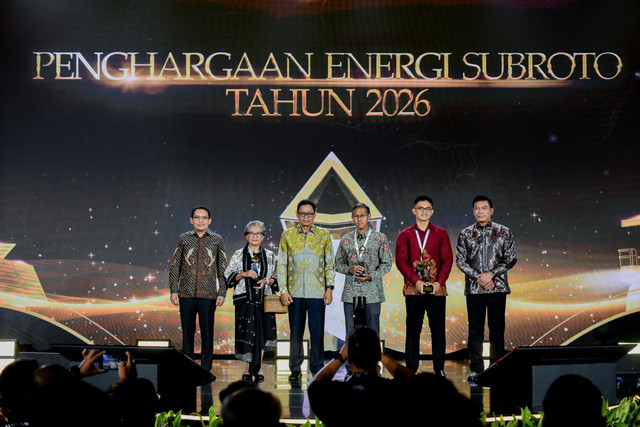 Suasana penyerahan Penghargaan Energi Subroto, Jum'at (23/10). Foto: Dok. ESDM 