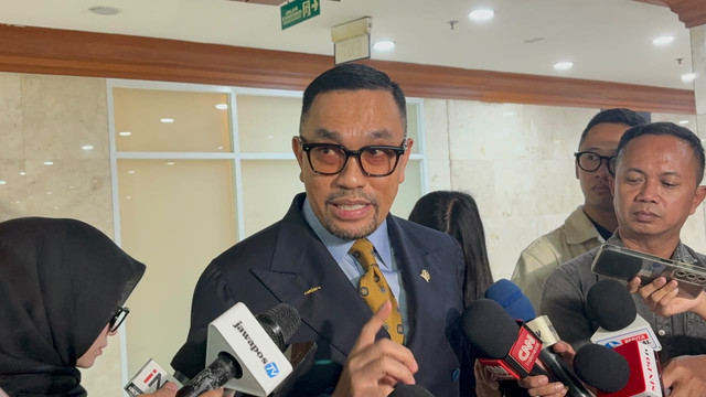 Wakil Ketua Komisi III DPR RI Ahmad Sahroni saat ditemui di Kompleks Parlemen, Senayan, Jakarta, Rabu (28/10/2026). Foto: Nauval Pratama/kumparan