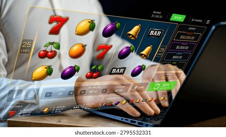Judi online berbasis aplikasi. Foto:https://www.shutterstock.com/id/search/gambling-online