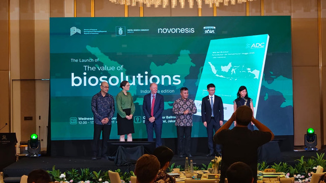Peluncuran Laporan The Value of Biosolutions in Indonesia, di kawasan Setiabudi, Jakarta Selatan, Rabu (28/10). Foto: Widya Islamiati/kumparan