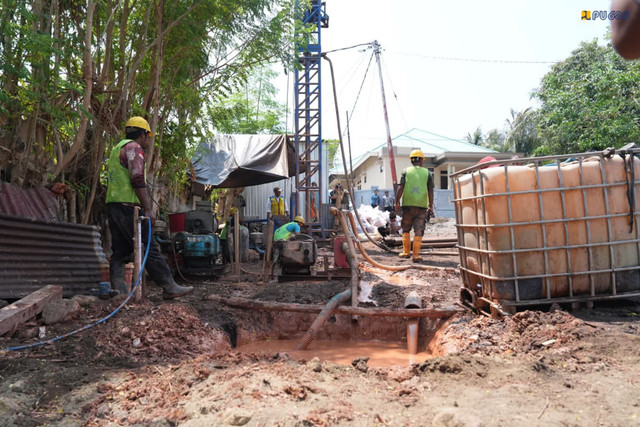 Kementerian Pekerjaan Umum (PU) menerapkan teknologi Building Information Modelling (BIM) yang terintegrasi dengan Common Data Environment (CDE) PU dalam proyek pembangunan Sekolah Rakyat Tahap II.  Foto: Dok. Istimewa