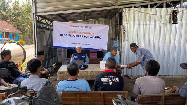 Sosialisasi Program Peduli Petani Sejahtera Atsiri Nilam tahap 2 di Kab. Purworejo bersama KOPMU-DT, DT Peduli dan CV Ardijaya (Sumber: DT Peduli)