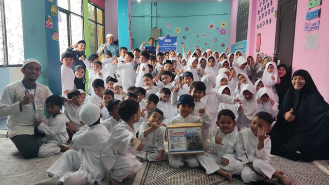 MMQ Goes to School DT Peduli Aceh bersama Ka Bimo di TK Ibnu Katsir (Sumber: DT Peduli)