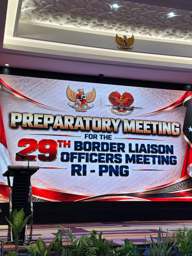 Preparatory Meeting for the 29th Border Liaison Officers Meeting (BLOM) antara Indonesia dan Papua Nugini. Sumber: dokumentasi pribadi.