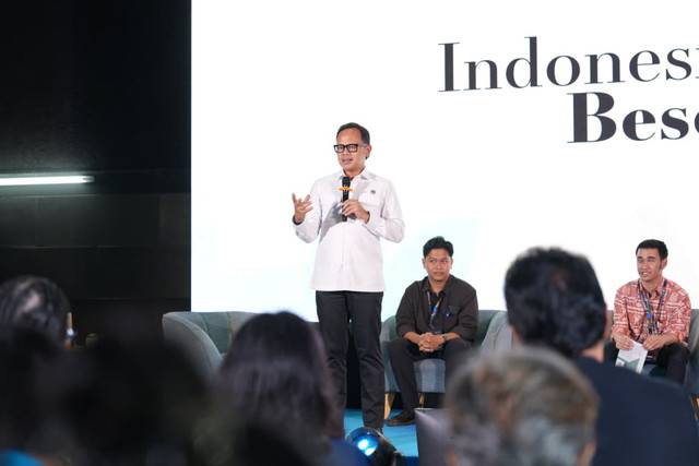 Wamendagri Bima Arya ajak generasi muda wujudkan Indonesia Emas 2045. Foto: Dok. Kemendagri