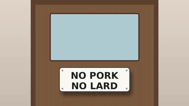 No Pork No Lard. Foto: Syifa Khoirun Aulia