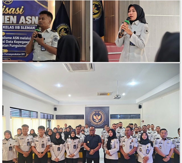 sosialisasi manajemen asn di Lapas Sleman