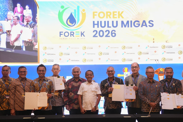 PGN menandatangani tujuh kesepakatan dalam Forum Ekonomi, Keuangan, dan Komersial Hulu Migas (FOREK Hulu Migas) 2026 di Jakarta, Rabu (28/10/2026). Foto: Dok. Pertamina
