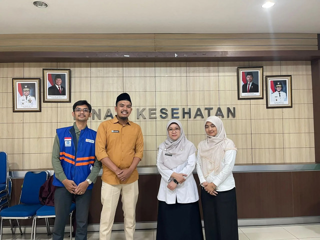 Tim DT Peduli Depok lakukan kunjungan ke Dinas Kesehatan Kota Depok (Sumber: DT Peduli)