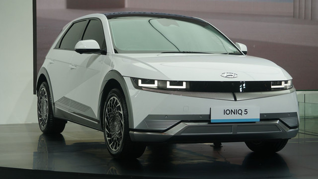 Tampilan mobil listrik buatan Cikarang, Hyundai IONIQ 5. Foto: Muhammad Haldin Fadhila/kumparan