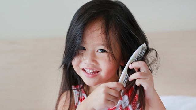 Ilustrasi ketombe pada anak. Foto: Shutterstock
