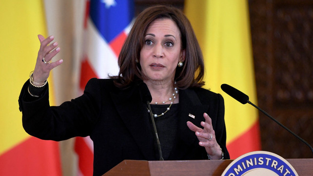 Wakil Presiden AS Kamala Harris. Foto: Saul Loeb/Pool via REUTERS